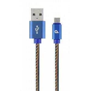 Дата кабель USB 2.0 Micro 5P to AM Cablexpert (CC-USB2J-AMmBM-2M-BL)