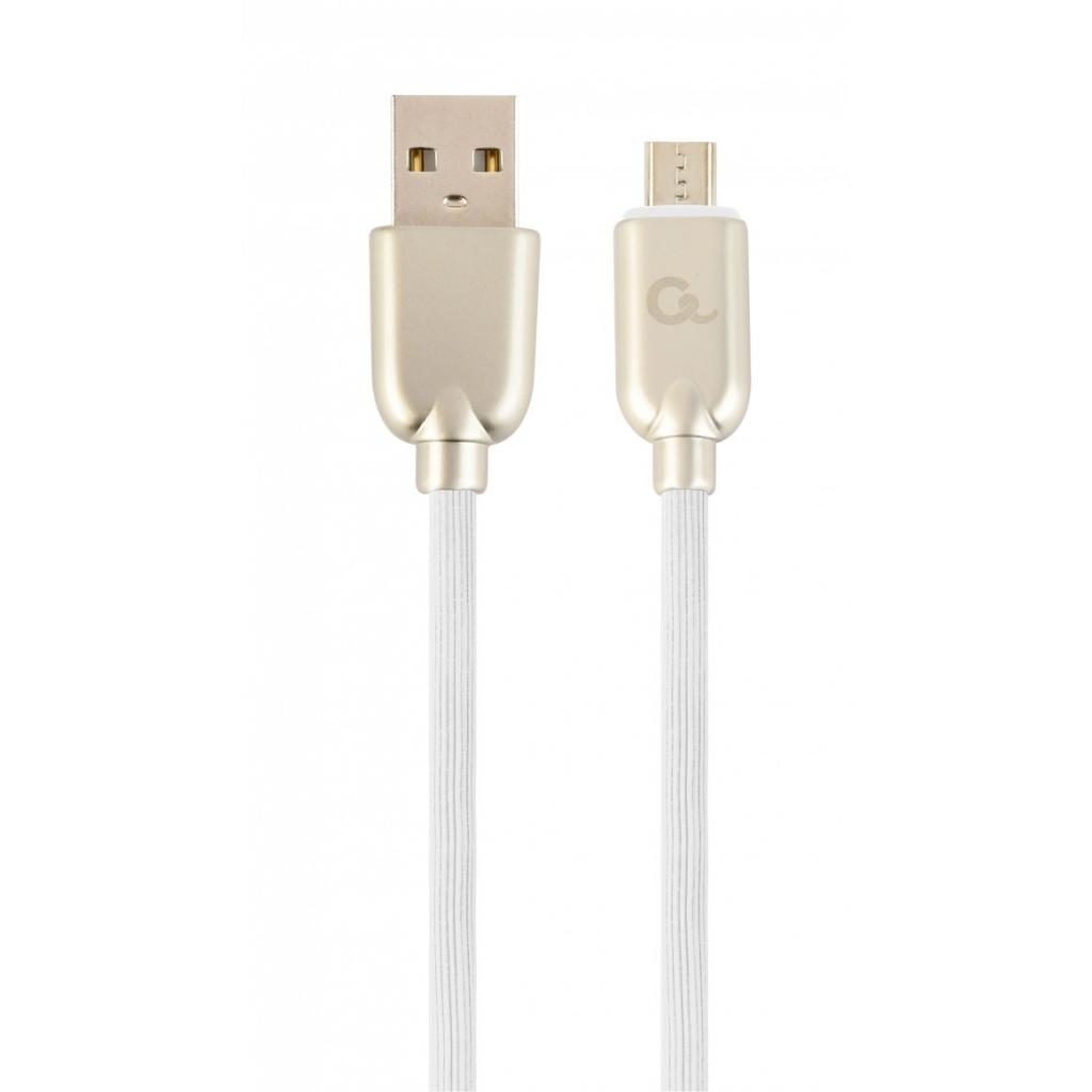 Дата кабель USB 2.0 Micro 5P to AM Cablexpert (CC-USB2R-AMmBM-1M-W) Дата кабель USB 2.0 Micro 5P to AM Cablexpert (CC-USB2R-AMmBM-1M-W)