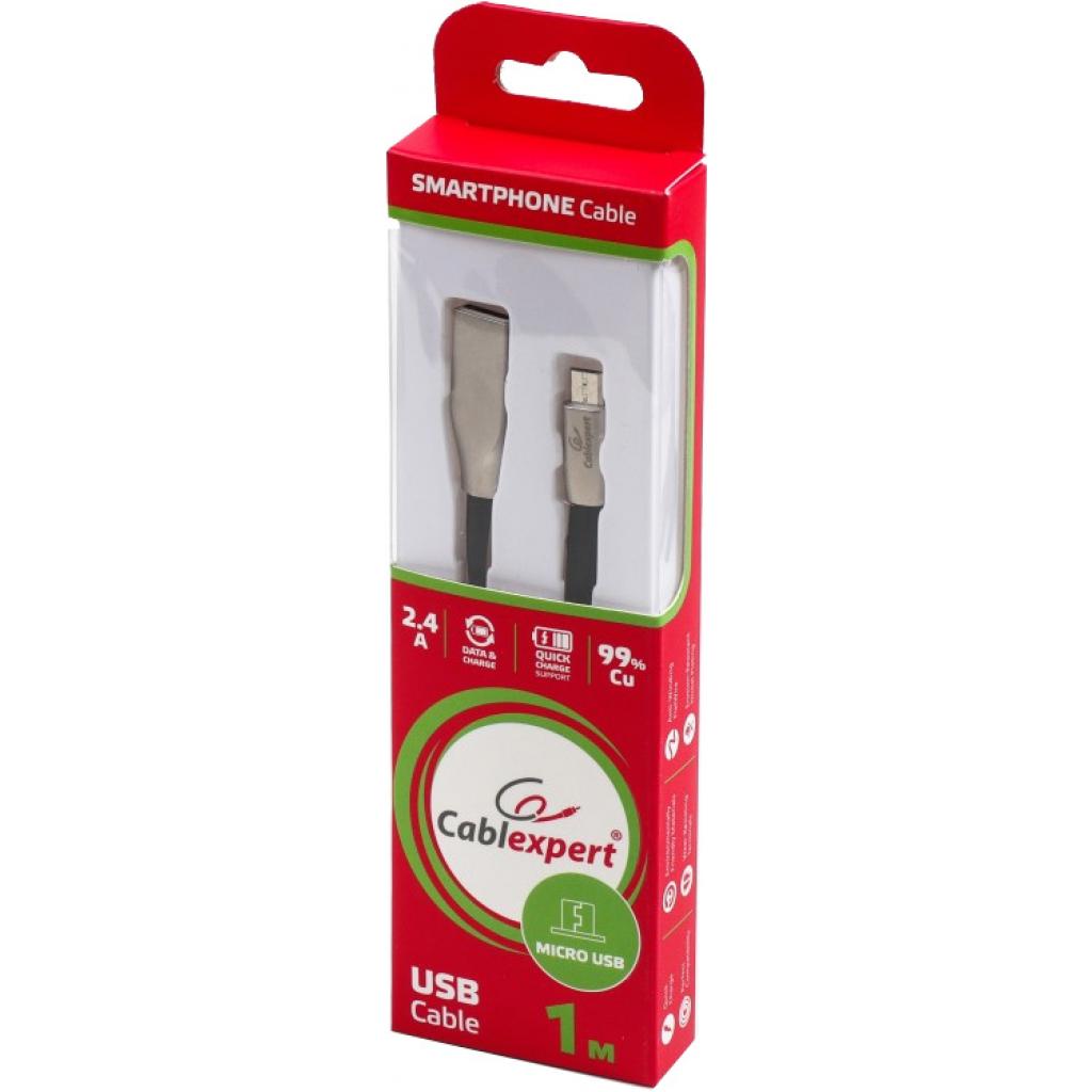 Дата кабель USB 2.0 Micro 5P to AM Cablexpert (CCPB-M-USB-03BK) - 2