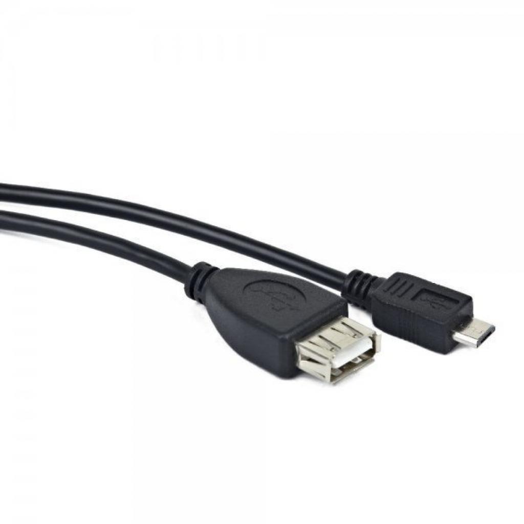 Дата кабель OTG USB 2.0 AF to Micro 5P 0.15m Maxxter (U-AFM-OTG) - 1