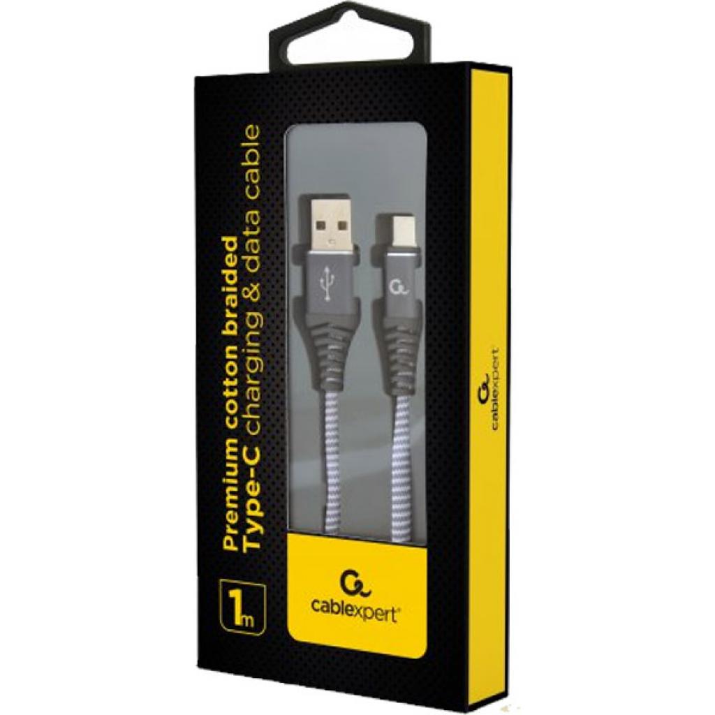 Дата кабель USB 2.0 AM to Type-C 1.0m Cablexpert (CC-USB2B-AMCM-1M-WB2) - 1 Дата кабель USB 2.0 AM to Type-C 1.0m Cablexpert (CC-USB2B-AMCM-1M-WB2) - 1