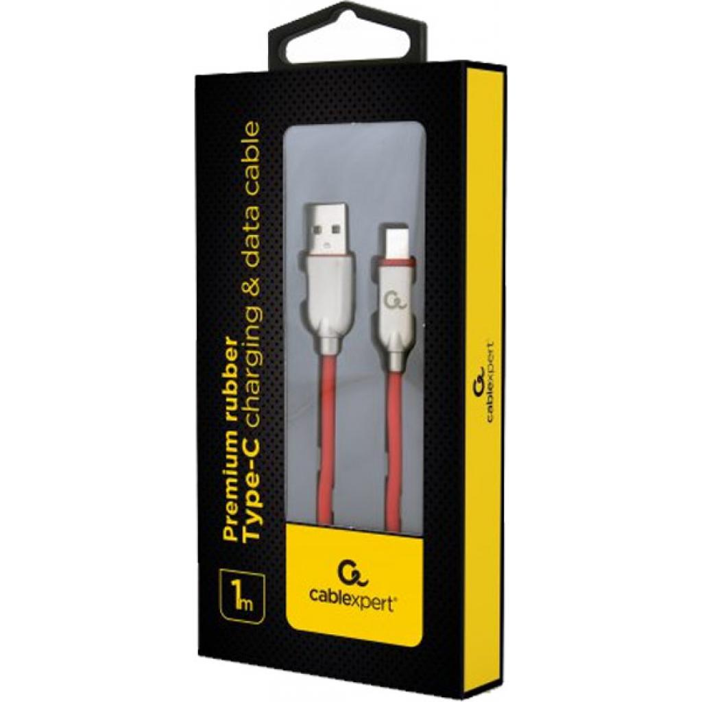 Дата кабель USB 2.0 AM to Type-C 1.0m Cablexpert (CC-USB2R-AMCM-1M-R) - 1 Дата кабель USB 2.0 AM to Type-C 1.0m Cablexpert (CC-USB2R-AMCM-1M-R) - 1