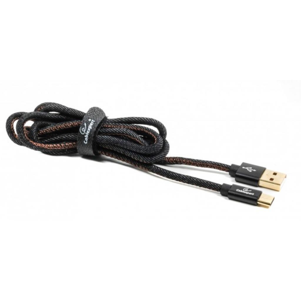 Дата кабель USB 2.0 AM to Type-C 1.0m Cablexpert (CCPB-C-USB-04BK) - 1 Дата кабель USB 2.0 AM to Type-C 1.0m Cablexpert (CCPB-C-USB-04BK) - 1