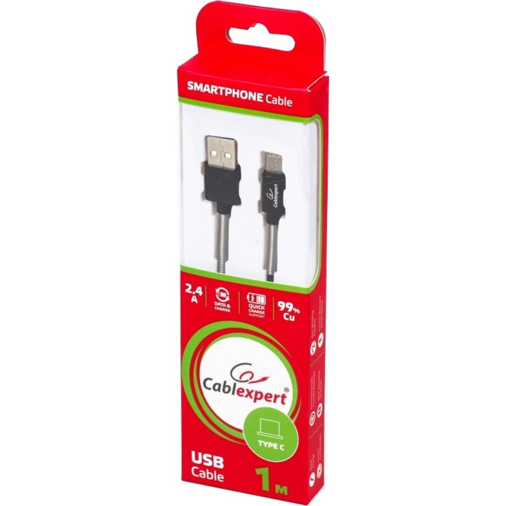 Дата кабель USB 2.0 AM to Type-C 1.0m Cablexpert (CCPB-C-USB-06BK) - 2 Дата кабель USB 2.0 AM to Type-C 1.0m Cablexpert (CCPB-C-USB-06BK) - 2