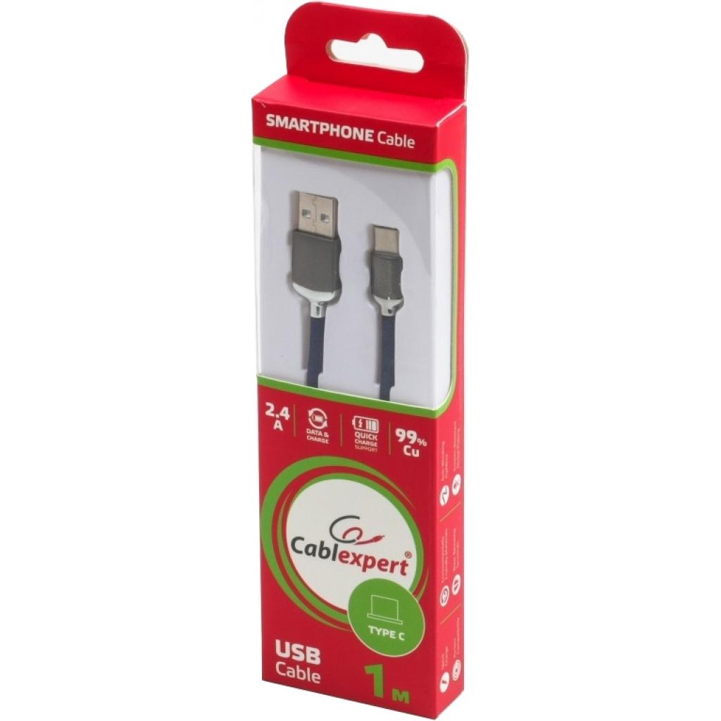 Дата кабель USB 2.0 AM to Type-C 1.0m Cablexpert (CCPB-C-USB-07B) - 2 Дата кабель USB 2.0 AM to Type-C 1.0m Cablexpert (CCPB-C-USB-07B) - 2