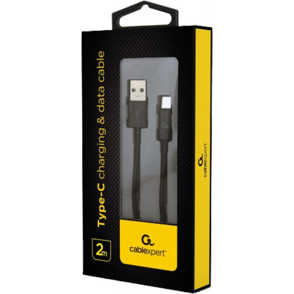 Дата кабель USB 2.0 AM to Type-C 2.0m Cablexpert (CC-USB2P-AMCM-2M) - 1 Дата кабель USB 2.0 AM to Type-C 2.0m Cablexpert (CC-USB2P-AMCM-2M) - 1