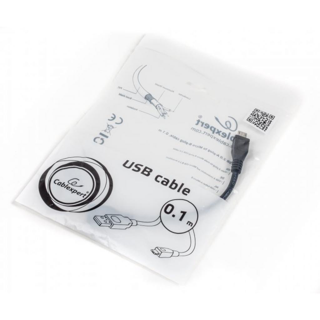 Дата кабель USB 2.0 AM to Micro 5P 0.1m Cablexpert (CCP-mUSB2-AMBM-0.1M) - 2 Дата кабель USB 2.0 AM to Micro 5P 0.1m Cablexpert (CCP-mUSB2-AMBM-0.1M) - 2