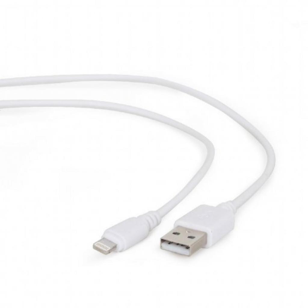 Дата кабель USB 2.0 AM to Lightning 0.5m Cablexpert (CC-USB2-AMLM-W-0.5M)