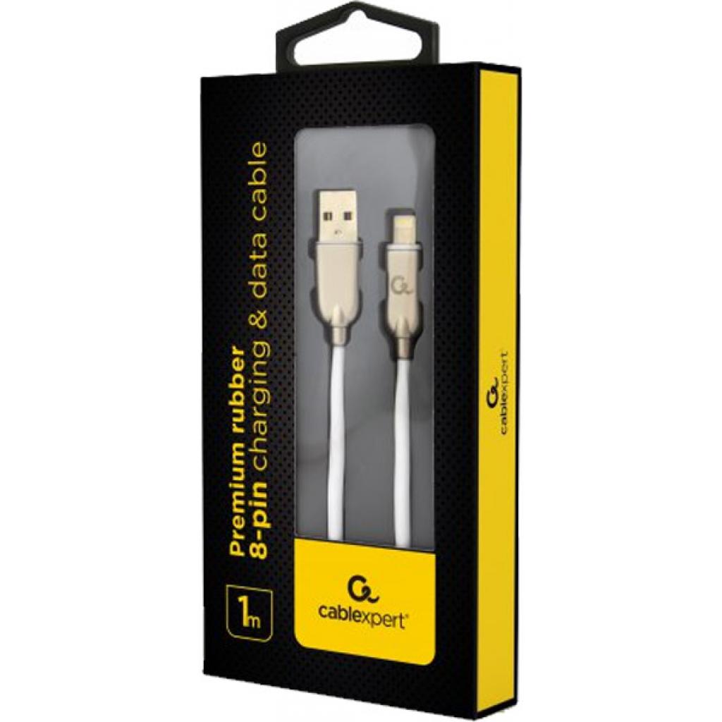 Дата кабель USB 2.0 AM to Lightning 1.0m Cablexpert (CC-USB2R-AMLM-1M-W) - 1 Дата кабель USB 2.0 AM to Lightning 1.0m Cablexpert (CC-USB2R-AMLM-1M-W) - 1