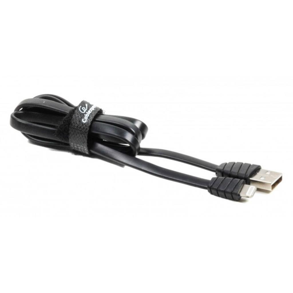 Дата кабель USB 2.0 AM to Lightning 1.0m flat Cablexpert (CCPB-L-USB-02BK) - 1 Дата кабель USB 2.0 AM to Lightning 1.0m flat Cablexpert (CCPB-L-USB-02BK) - 1