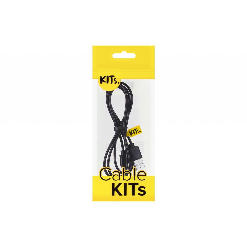 Дата кабель USB 2.0 AM to Micro 5P 1.0m 1 A Kit (KITS-W-001) - 2