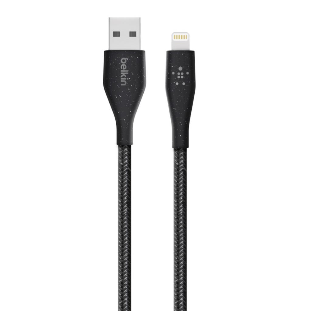 Дата кабель USB 2.0 AM to Lightning 2.0m DuraTek™ Plus black Belkin (F8J236BT10-BLK) - 1 Дата кабель USB 2.0 AM to Lightning 2.0m DuraTek™ Plus black Belkin (F8J236BT10-BLK) - 1