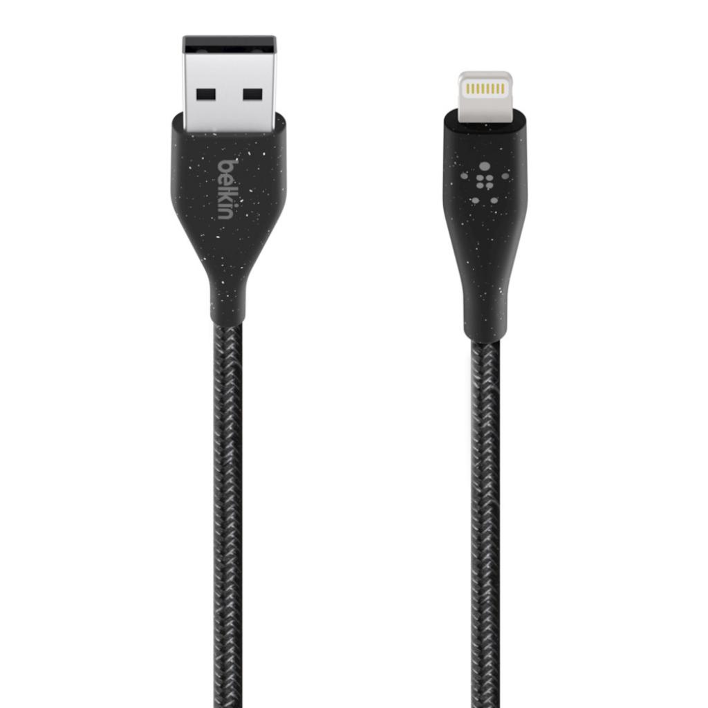 Дата кабель USB 2.0 AM to Lightning 2.0m DuraTek™ Plus black Belkin (F8J236BT10-BLK) - 2 Дата кабель USB 2.0 AM to Lightning 2.0m DuraTek™ Plus black Belkin (F8J236BT10-BLK) - 2