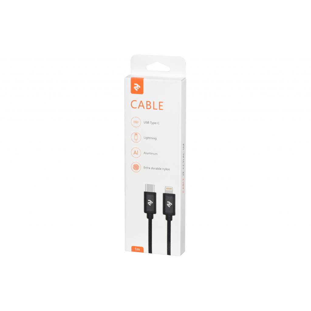 Дата кабель USB 3.1 Type-C to Lightning 1.0m Alumium Shell Cable 2E (2E-CCTLAL-1M) - 2 Дата кабель USB 3.1 Type-C to Lightning 1.0m Alumium Shell Cable 2E (2E-CCTLAL-1M) - 2