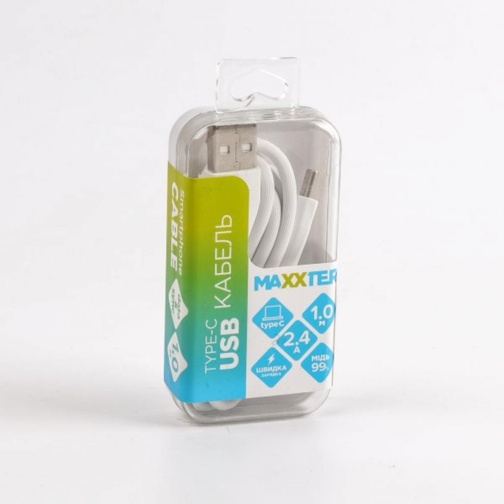 Дата кабель USB 2.0 AM to Type-C 1.0m Maxxter (UB-C-USB-01W) - 3 Дата кабель USB 2.0 AM to Type-C 1.0m Maxxter (UB-C-USB-01W) - 3