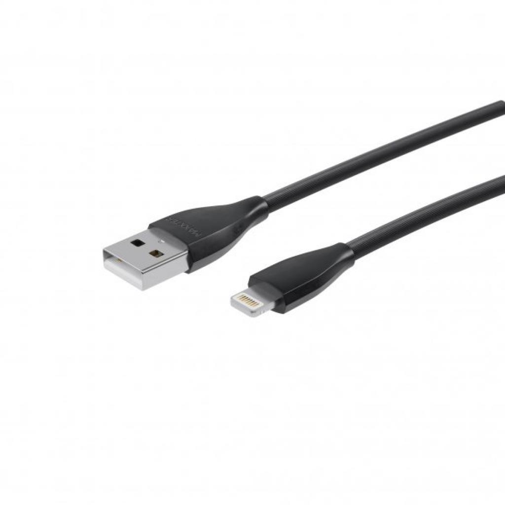 Дата кабель USB 2.0 AM to Lightning 1.0m Maxxter (UB-L-USB-01BK) - 1
