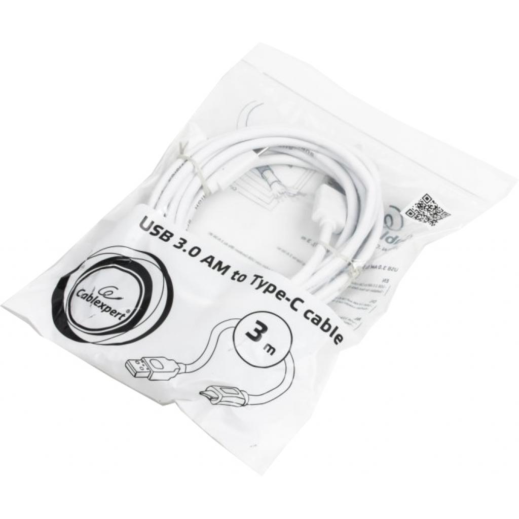 Дата кабель USB 3.0 AM to Type-C 3.0m Cablexpert (CCP-USB3-AMCM-W-10) - 1 Дата кабель USB 3.0 AM to Type-C 3.0m Cablexpert (CCP-USB3-AMCM-W-10) - 1