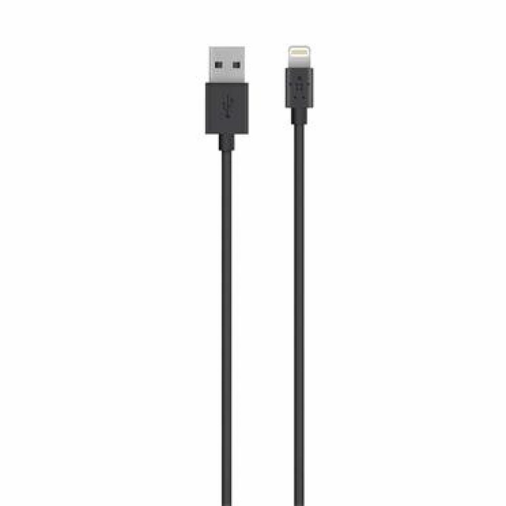 Дата кабель USB 2.0 AM to Lightning 0.9m black Belkin (F8J023BT03-BLK)