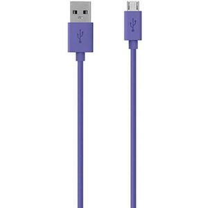 Дата кабель USB 2.0 AM to Micro 5P 2.0m MIXIT purple Belkin (F2CU012bt2M-PUR)