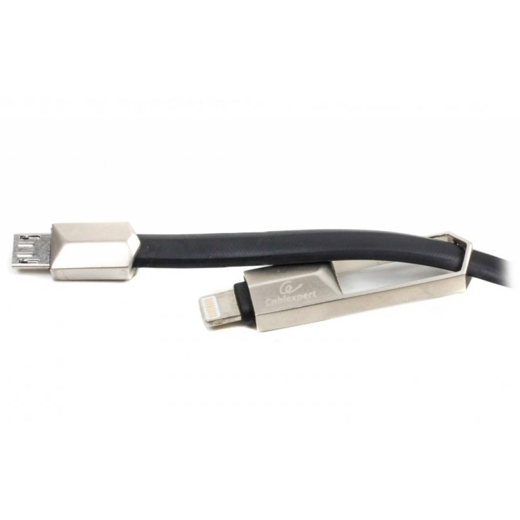 Дата кабель USB 2.0 AM to Micro 5P 1.0m Cablexpert (CCPB-ML-USB-05BK) - 3
