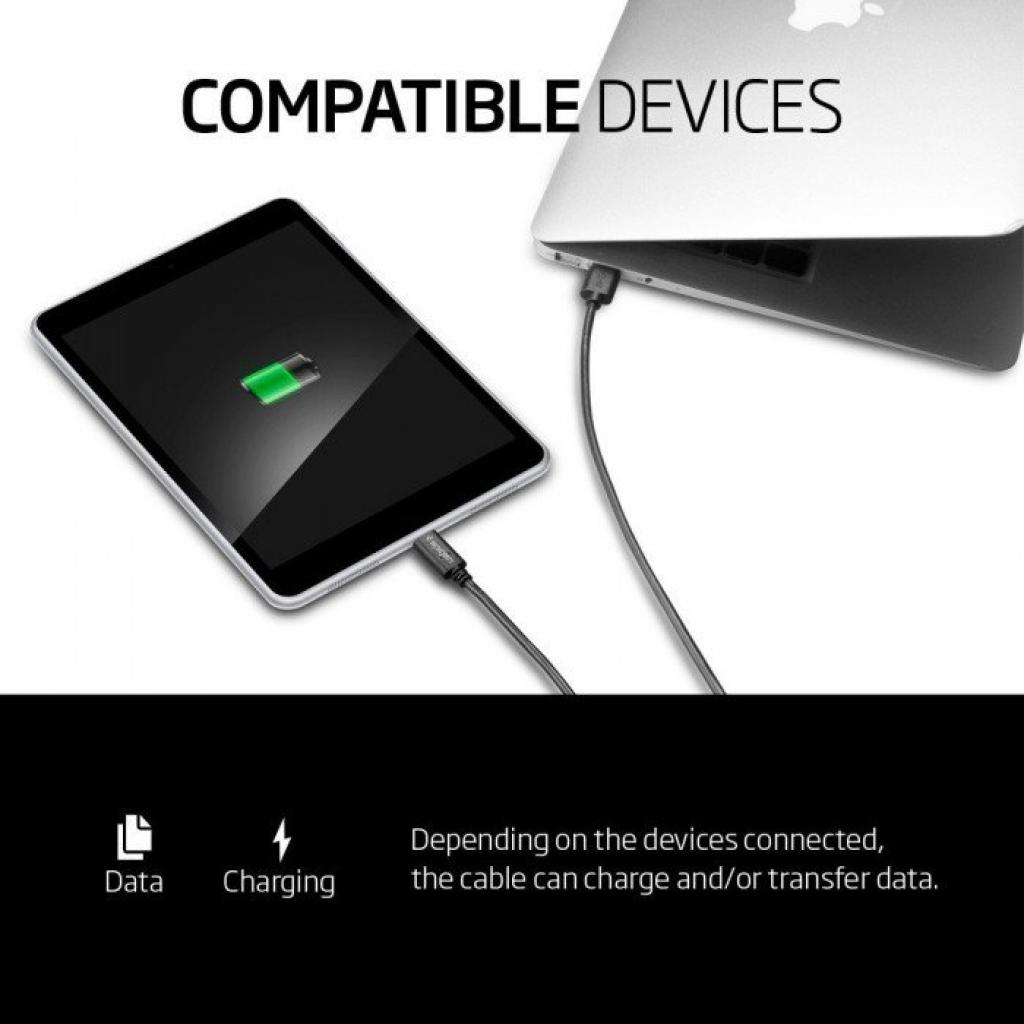 Дата кабель USB 2.0 AM to Type-C 1.0m Essential Spigen (000CB20370) - 2