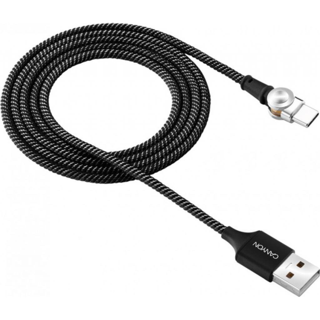 Дата кабель USB 2.0 AM to Type-C 1.0m Rotating magnetic Black Canyon (CNS-USBC8B) - 1 Дата кабель USB 2.0 AM to Type-C 1.0m Rotating magnetic Black Canyon (CNS-USBC8B) - 1