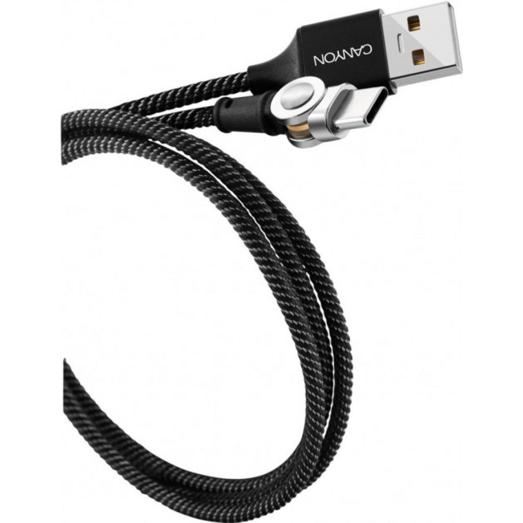 Дата кабель USB 2.0 AM to Type-C 1.0m Rotating magnetic Black Canyon (CNS-USBC8B) - 3 Дата кабель USB 2.0 AM to Type-C 1.0m Rotating magnetic Black Canyon (CNS-USBC8B) - 3