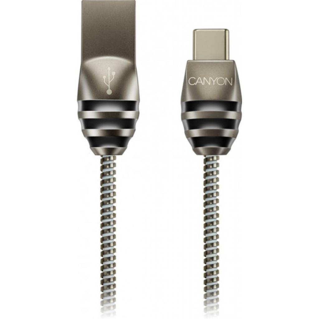 Дата кабель USB 2.0 AM to Type-C 1.0m Canyon (CNS-USBC5DG) Дата кабель USB 2.0 AM to Type-C 1.0m Canyon (CNS-USBC5DG)
