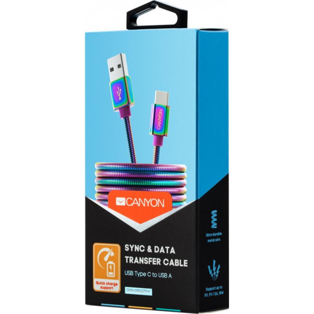 Дата кабель USB 2.0 AM to Type-C 1.2m Rainbow Canyon (CNS-USBC7RW) - 2 Дата кабель USB 2.0 AM to Type-C 1.2m Rainbow Canyon (CNS-USBC7RW) - 2