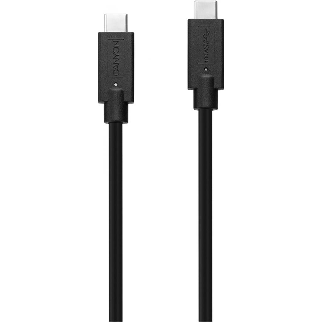 Дата кабель USB 3.1 Type-C to Type-C 1.0m Black Canyon (CNS-USBC9) - 1