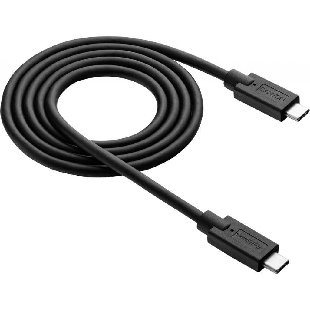 Дата кабель USB 3.1 Type-C to Type-C 1.0m Black Canyon (CNS-USBC9) - 2