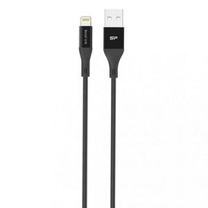 Дата кабель USB 2.0 AM to Lightning 1.0m Black/Nylon Silicon Power (SP1M0ASYLK30AL1K)