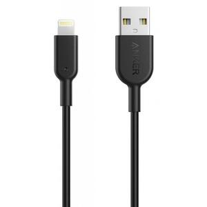 Дата кабель USB 2.0 AM to Lightning 0.9m Powerline II Black Anker (A8432H11)