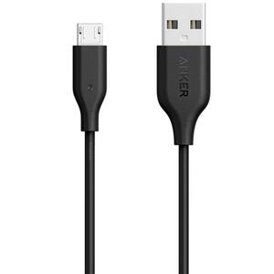 Дата кабель USB 2.0 AM to Micro 5P 0.9m V3 Powerline Black Anker (A8132H12)