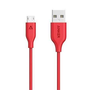 Дата кабель USB 2.0 AM to Micro 5P 0.9m V3 Powerline Red Anker (A8132H91)