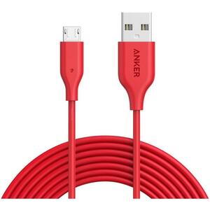 Дата кабель USB 2.0 AM to Micro 5P 3.0m V3 Powerline Red Anker (A8134H91)