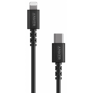 Дата кабель USB Type-C to Lightning 0.9m V3 Powerline Select Black Anker (A8612G11)