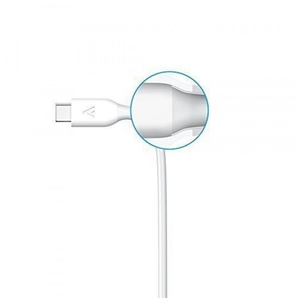 Дата кабель USB 3.0 AM to Type-C 0.9m Powerline V3 White Anker (A8163H21/A8163G21) - 4 Дата кабель USB 3.0 AM to Type-C 0.9m Powerline V3 White Anker (A8163H21/A8163G21) - 4