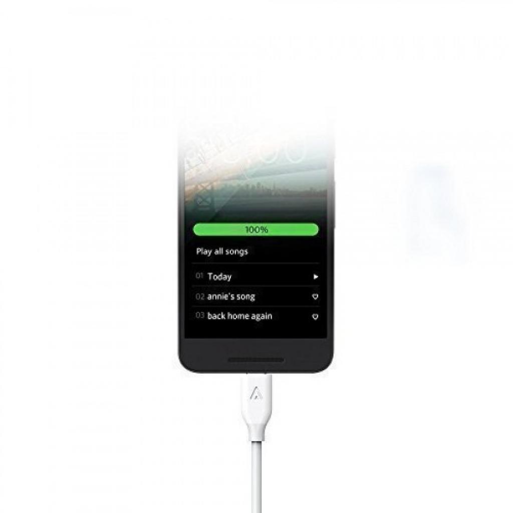 Дата кабель USB 3.0 AM to Type-C 0.9m Powerline V3 White Anker (A8163H21/A8163G21) - 5 Дата кабель USB 3.0 AM to Type-C 0.9m Powerline V3 White Anker (A8163H21/A8163G21) - 5