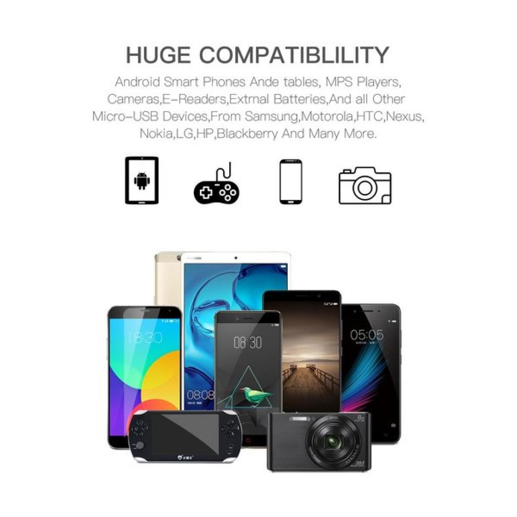 Дата кабель USB 2.0 AM to Micro 5P 1.2m Pink Puridea (L02-USB Pink) - 1