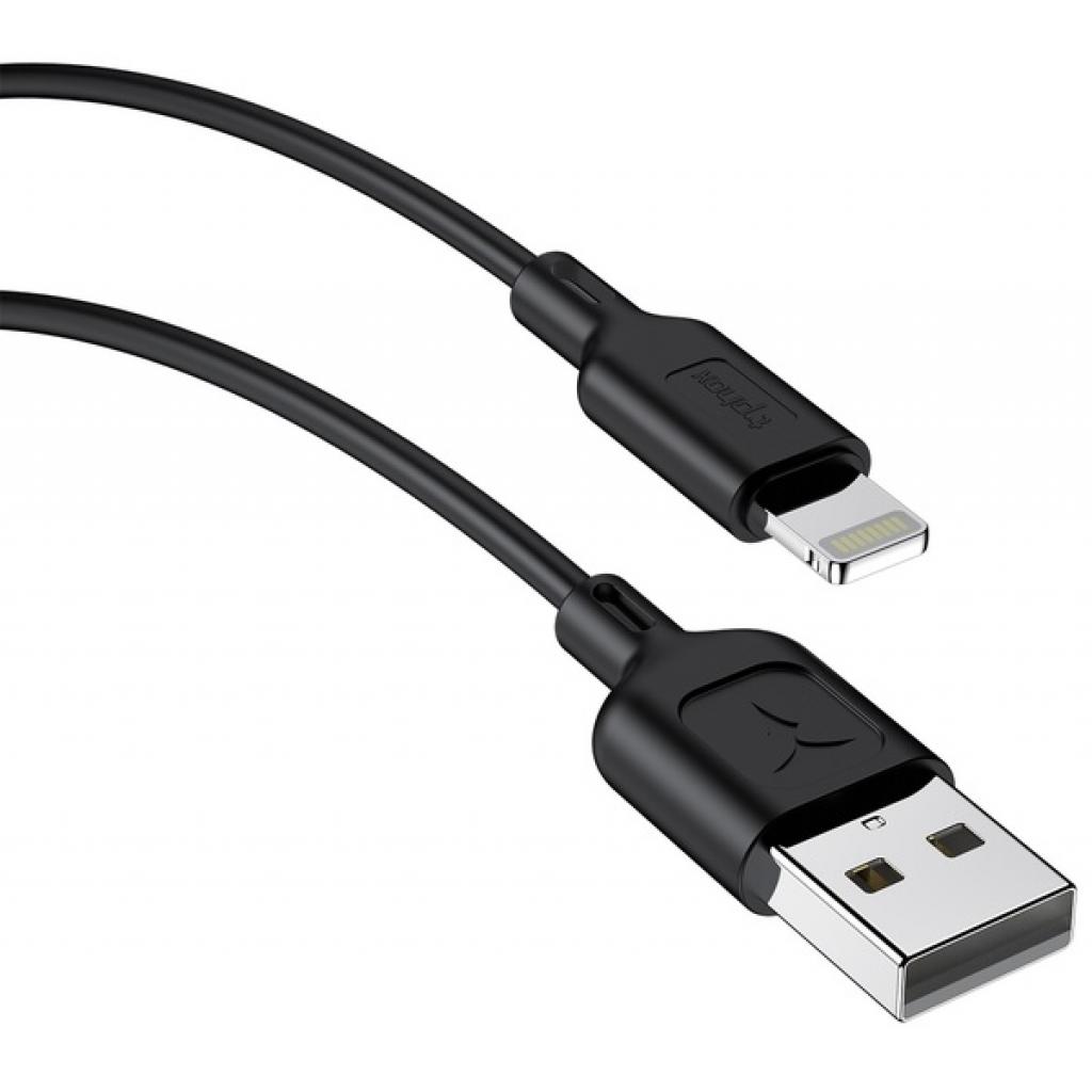 Дата кабель USB 2.0 AM to Lightning 1.0m Fast T-L829 Black T-Phox (T-L829 Black) - 2 Дата кабель USB 2.0 AM to Lightning 1.0m Fast T-L829 Black T-Phox (T-L829 Black) - 2