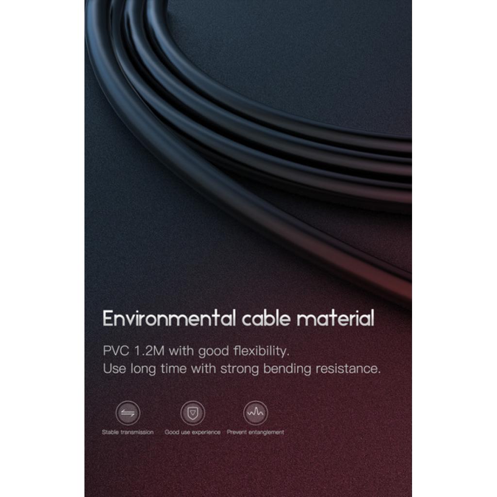 Дата кабель USB 2.0 AM to Lightning 1.2m Nets T-L801 Black T-Phox (T-L801 black) - 4