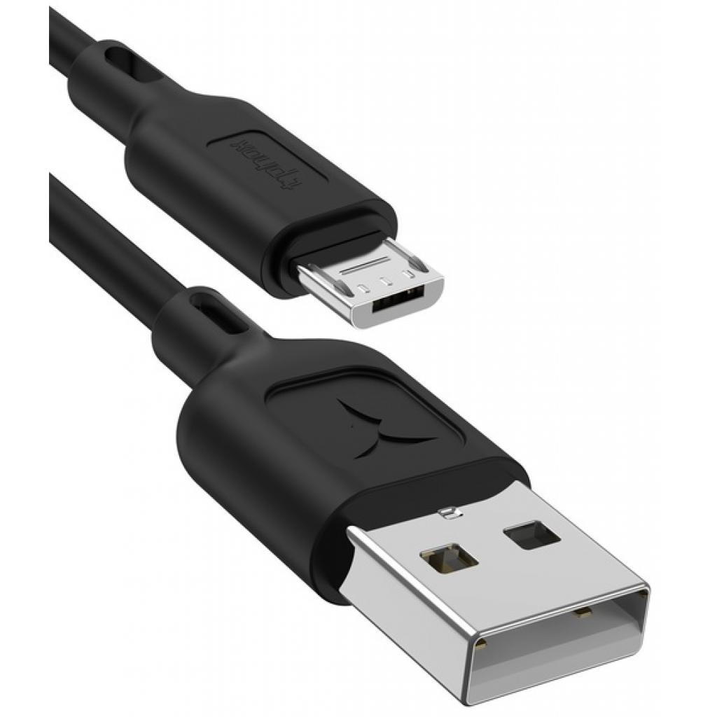 Дата кабель USB 2.0 AM to Micro 5P 1.2m Fast T-M829 T-Phox (T-M829 Black) - 1 Дата кабель USB 2.0 AM to Micro 5P 1.2m Fast T-M829 T-Phox (T-M829 Black) - 1