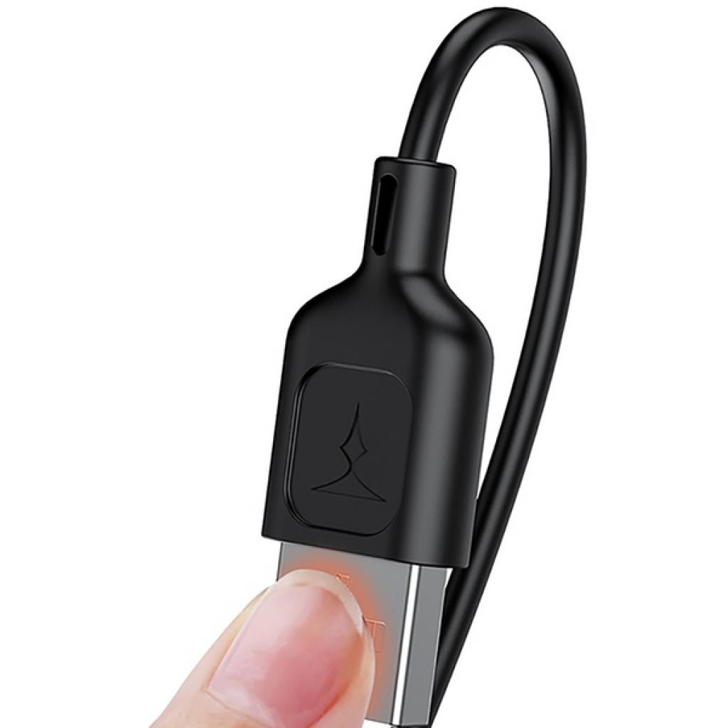 Дата кабель USB 2.0 AM to Micro 5P 1.2m Fast T-M829 T-Phox (T-M829 Black) - 3 Дата кабель USB 2.0 AM to Micro 5P 1.2m Fast T-M829 T-Phox (T-M829 Black) - 3