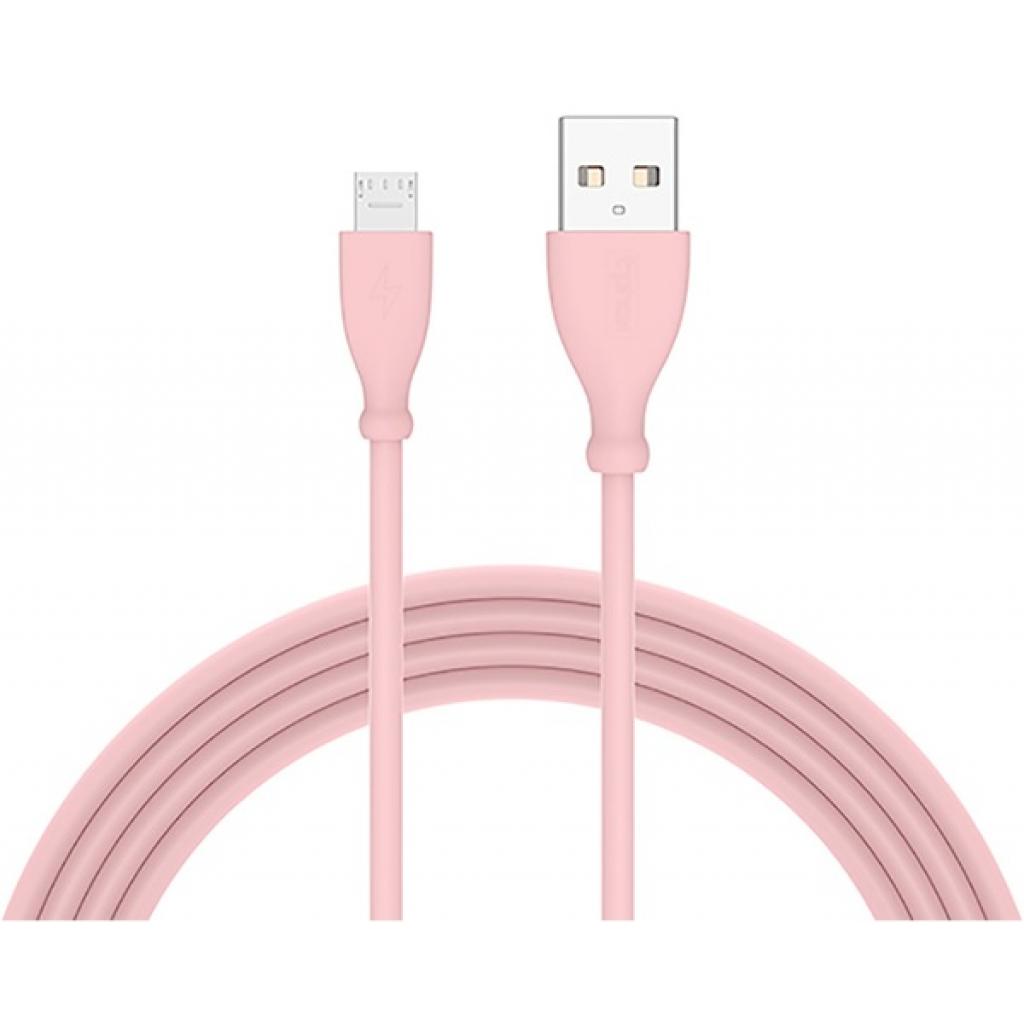 Дата кабель USB 2.0 AM to Micro 5P 1.0m Kitty T-M817 Pink T-Phox (T-M817 Pink)