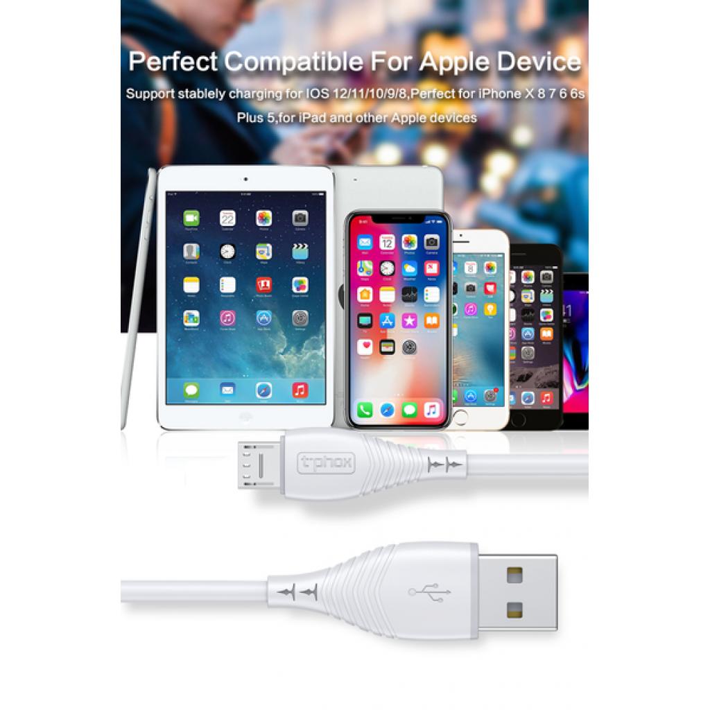 Дата кабель USB 2.0 AM to Micro 5P 1.2m Nature T-M830 White T-Phox (T-M830 White) - 2 Дата кабель USB 2.0 AM to Micro 5P 1.2m Nature T-M830 White T-Phox (T-M830 White) - 2