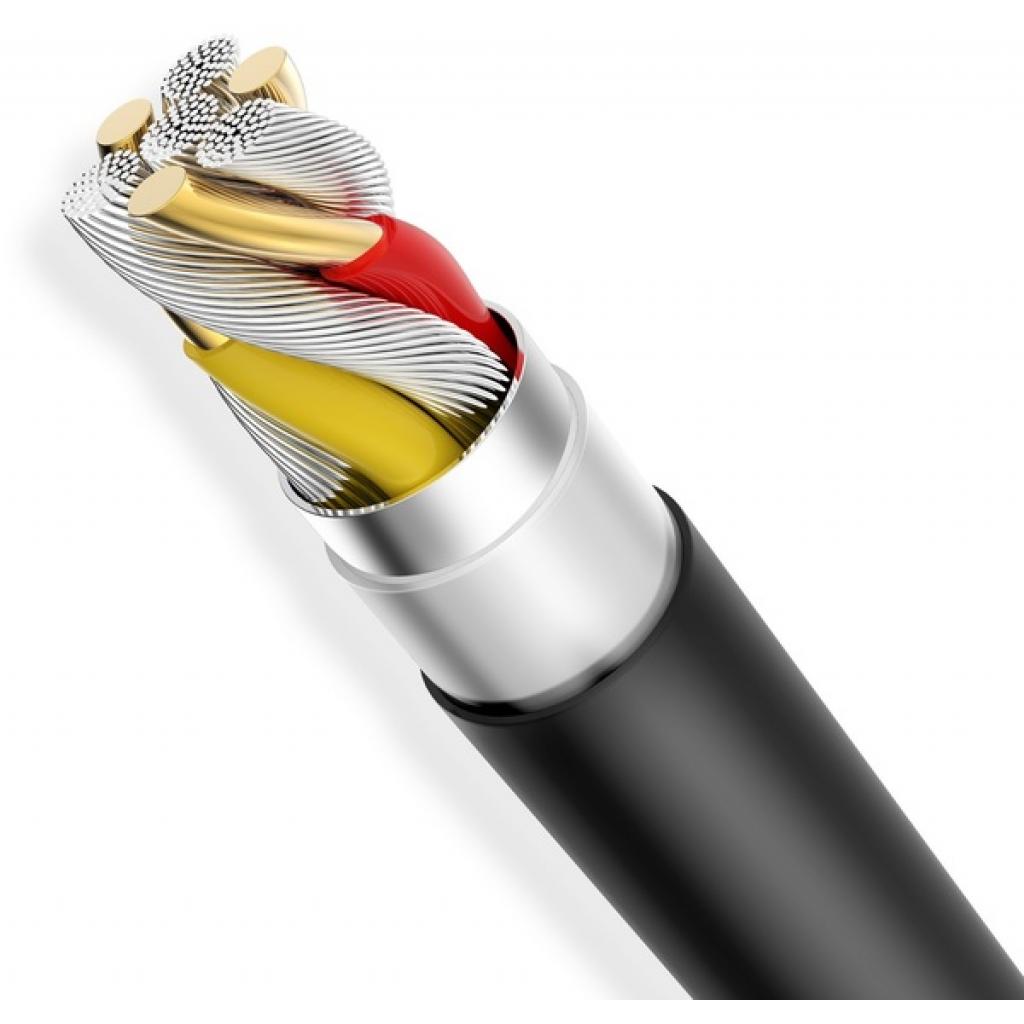 Дата кабель USB 2.0 AM to Micro 5P 2.0m Nets T-M801 Black T-Phox (T-M801(2) black) - 1