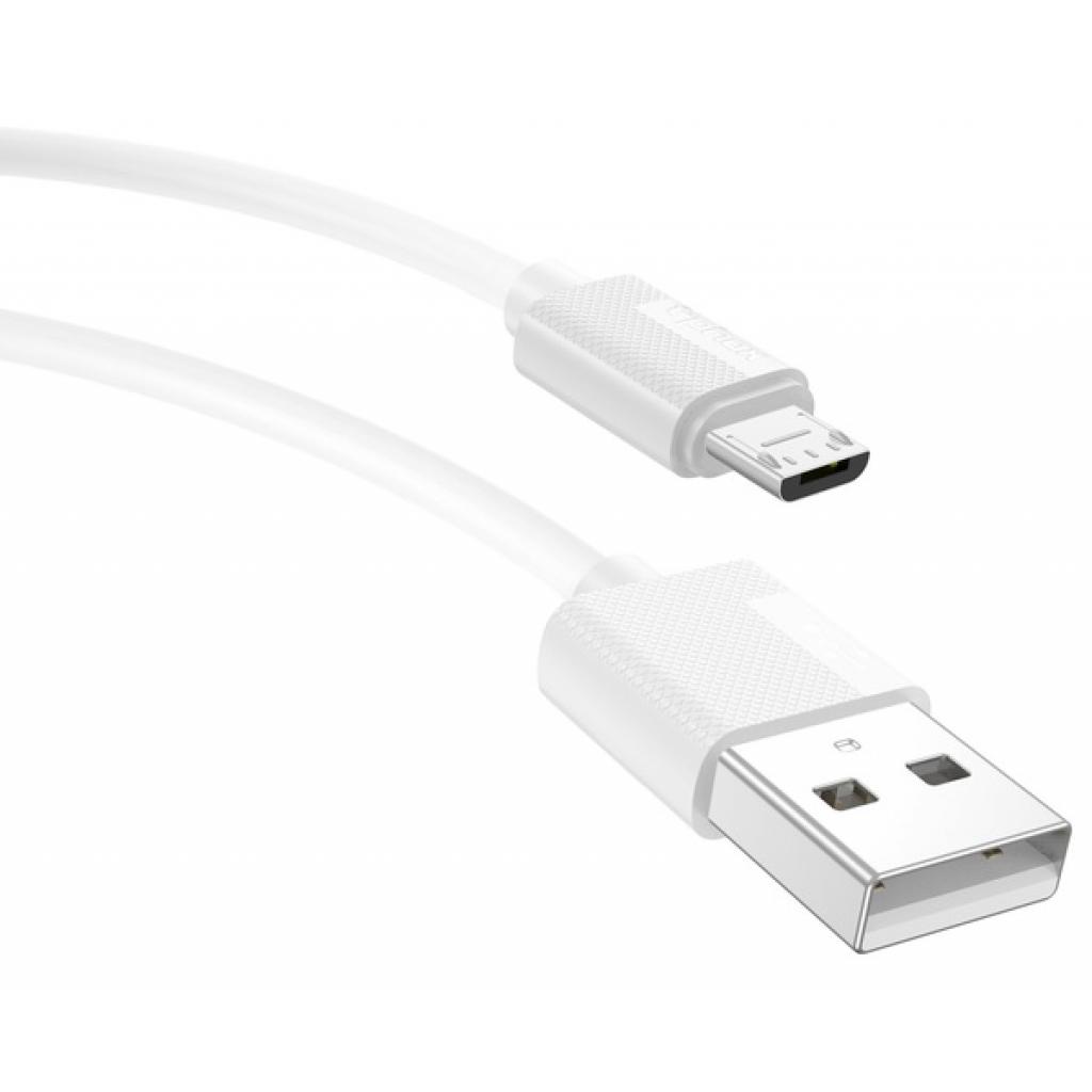 Дата кабель USB 2.0 AM to Micro 5P 2.0m Nets T-M801 White T-Phox (T-M801(2) white) - 4