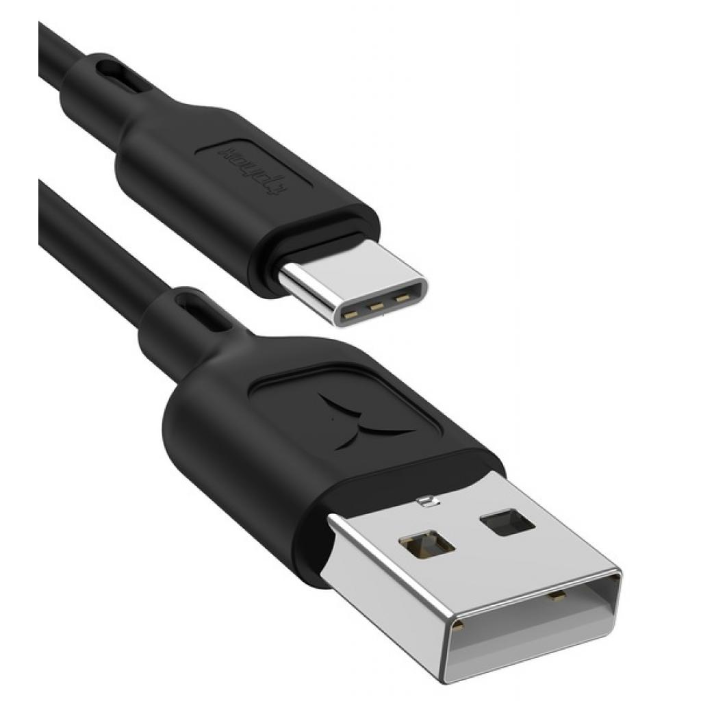 Дата кабель USB 2.0 AM to Type-C 1.2m Fast T-C829 Black T-Phox (T-C829 Black) - 1 Дата кабель USB 2.0 AM to Type-C 1.2m Fast T-C829 Black T-Phox (T-C829 Black) - 1