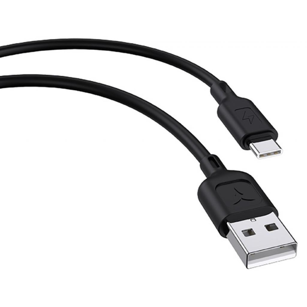 Дата кабель USB 2.0 AM to Type-C 1.2m Fast T-C829 Black T-Phox (T-C829 Black) - 2 Дата кабель USB 2.0 AM to Type-C 1.2m Fast T-C829 Black T-Phox (T-C829 Black) - 2